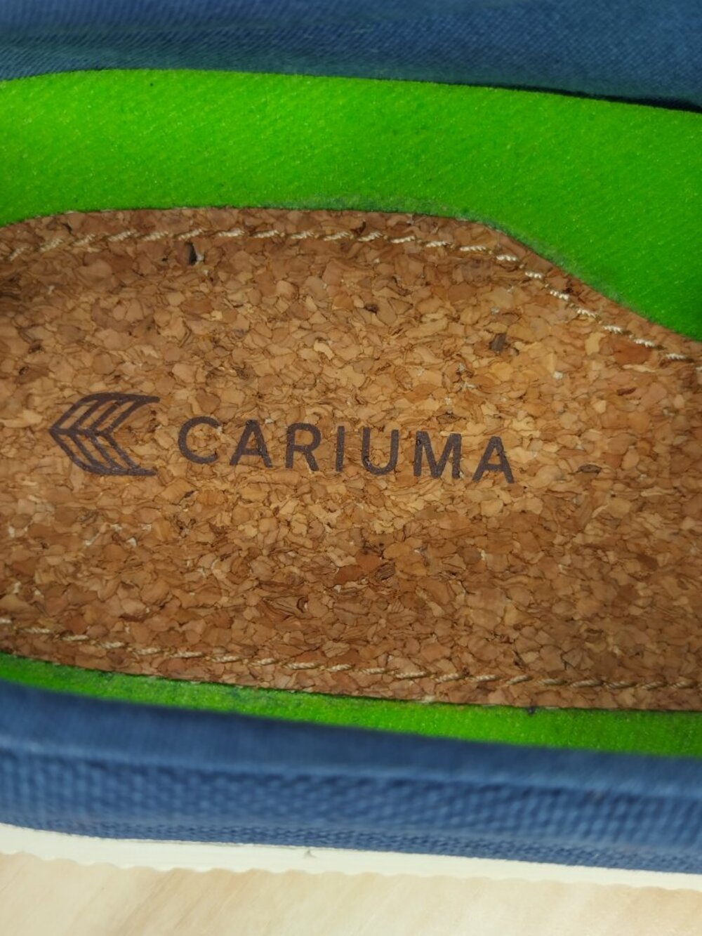 Cariuma OCA Low‎ Shadow Blue Canvas Sneakers Women US 10 - Picture 10 of 11